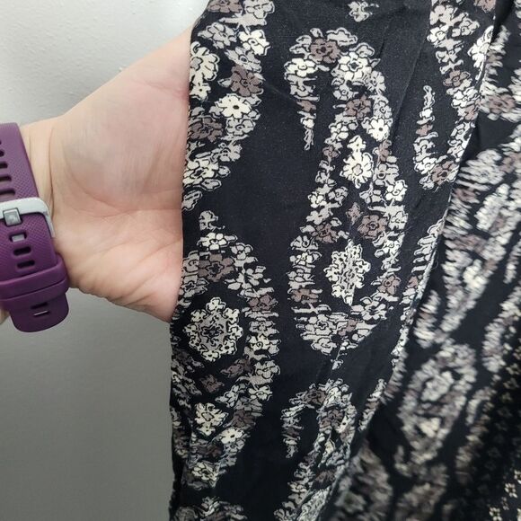 Knox Rose boho all over print kimono kaftan plus size v neck dress size xxl - Picture 4 of 7